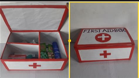 First Aid Box School Projectfirst Aid Box Makingfirst Aid Box Diy