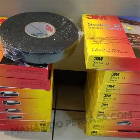 Jual New Isolasi Karet 3m Rubber Splicing Tape 23 Scotch 23 Di Lapak