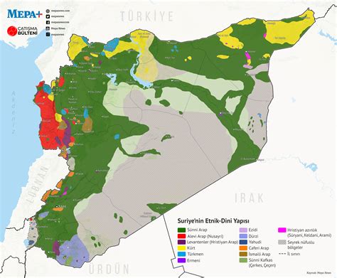Syria Ethnic And Religious Map