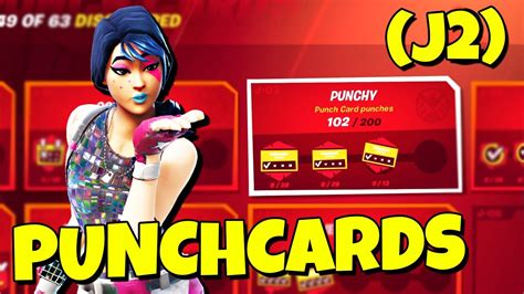 Punch (10, 25, 100 ,200) punch card milestones. Fortnite Season 4 Punch Card Quick Guide - (J2) - ** PUNCHY ** - YouTube