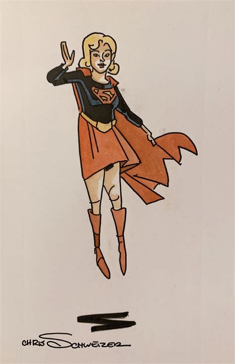 Supergirl By Chris Schweizer In Eric Peterss Superman Commissions