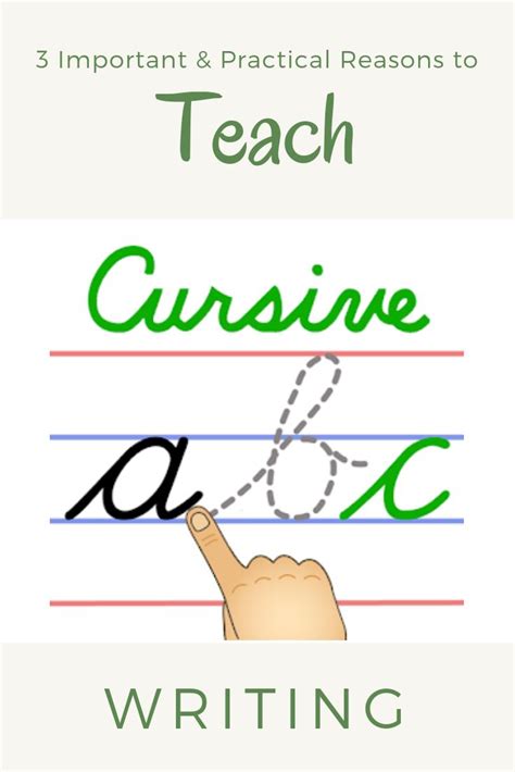 3 Important And Practical Reasons To Teach Cursive Writing Teaching
