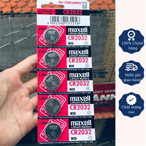 Vỉ 5 Viên Pin Maxell Cr2032 Nhật Bản Lithium 3v Dòng Cao Cấp Lazadavn