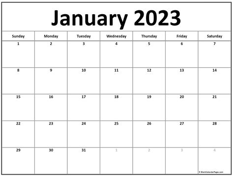 Free Printable Calendar January 2023 Printable Word Searches