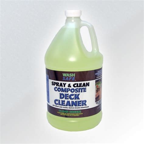 Composite decking has become an extremely popular material for outdoor decks. "Spray & Clean" Composite Deck Wash Solves Home Owners ...