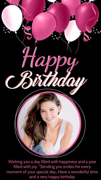 Happy Birthday Wishes Card Design Template Postermywall