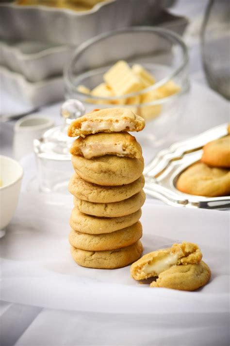 White Chocolate Almond Vanilla Truffle Cookies Community Post Insanely Delicious Stuffed