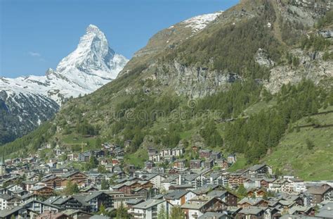 Mountain Matterhorn Zermatt Switzerland Stock Photo Image Of
