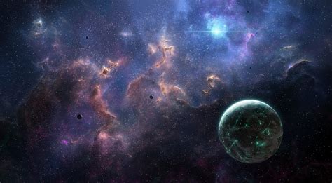 Download 1960x1080 Galaxy Planet Space Nebula Stars Lights Wallpapers Wallpapermaiden