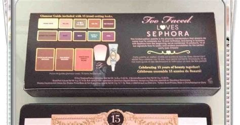 Marisa Jensen Limited Edition Too Faced Loves Sephora 15 Year Anniversary Palette