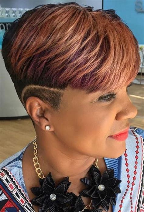 Short hairstyle for black women can be neatly styled or messy, depending on the occasion and outfit planning. 21 Best African American Hairstyles with Color - Haircuts ...