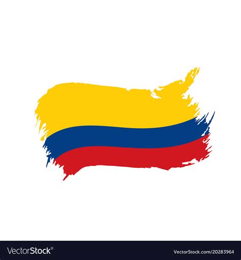 Colombia Flag Royalty Free Vector Image Vectorstock