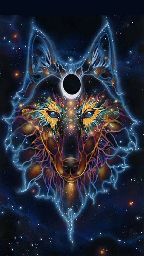 Trippy Wolf Wallpapers 66 Images