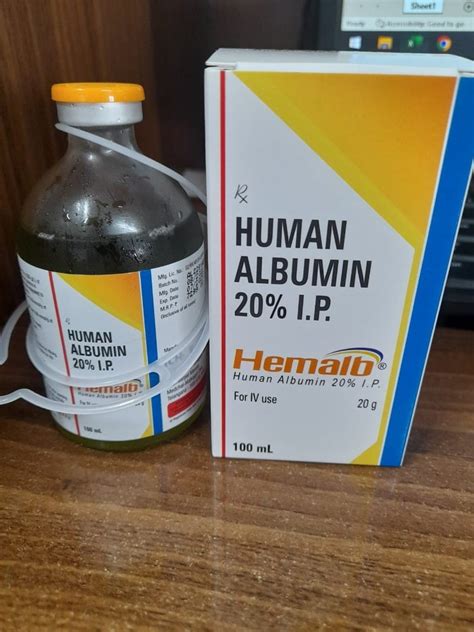 hemalb human albumin 20 100ml ichor biologics at rs 7200 bottle in ahmedabad id 27605688712