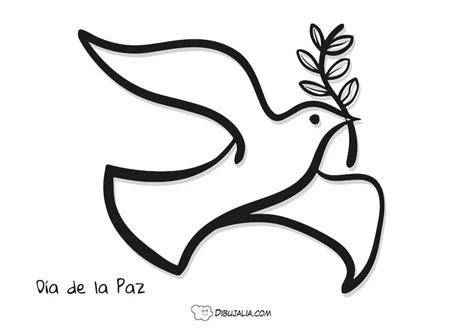 Dibujos De Palomas De La Paz Para Colorear Paloma De La Paz Dibujos