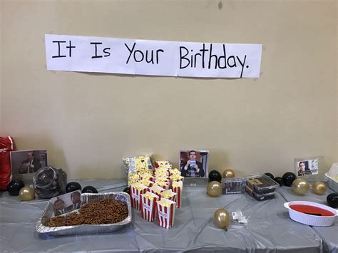 Birthday decorating at the office cubical desk idea surprise. The Office birthday party | Office birthday party, Office ...