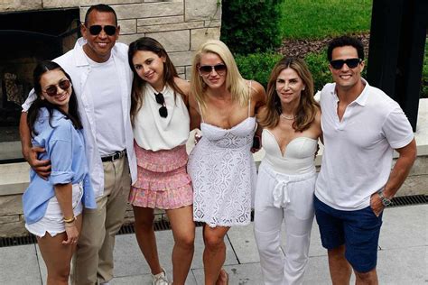 Alex Rodriguez Celebrates July 4th With Girlfriend Ex Wife And Daughters
