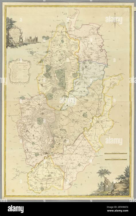 Map Of Nottinghamshire 1774 Hi Res Stock Photography And Images Alamy