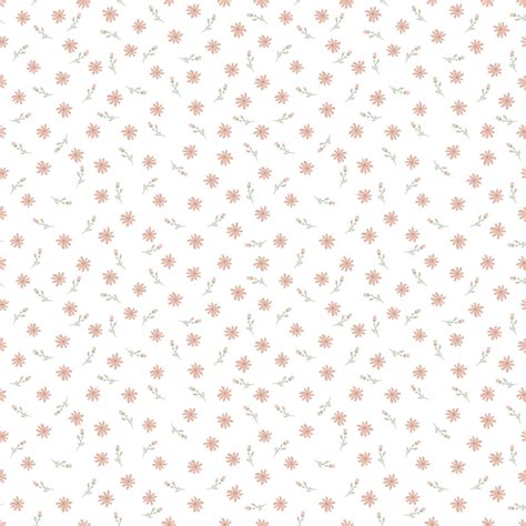 Floral Seamless Pattern Pretty Flowers Printing With Small Pink
