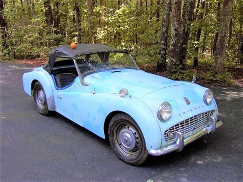 1959 Triumph Tr3a Wire Wheel Roadster Running Driving 2 Owner