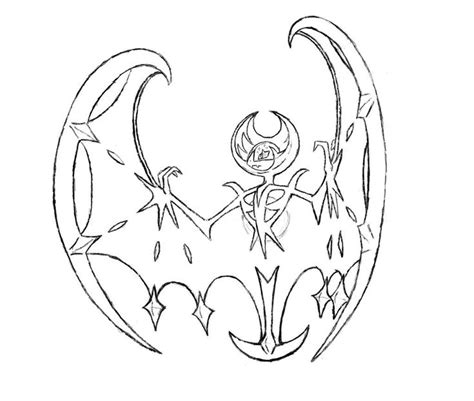 Lunala Pokemon Coloring Pages Cartoon Coloring Pages Coloring Pages