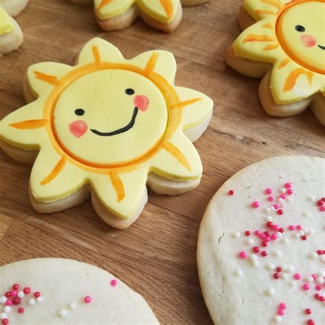 Sunshine Cookies Sunshine Cookies Custom Cookies Cookies