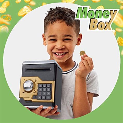 Dazmers Electronic Atm Safe Piggy Bank Toy With Password Money Coin