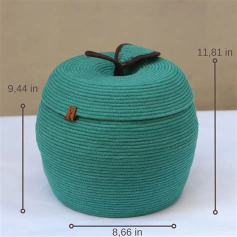 Hot Sale Strawberry Cotton Rope Storage Basketcute Fruit Basket For