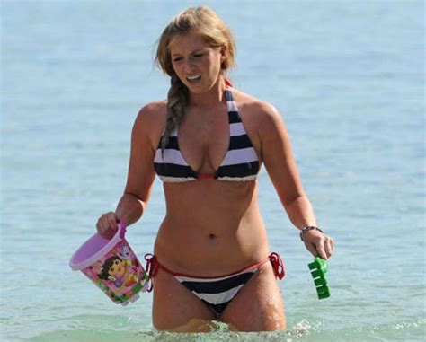 Brooke Kinsella Very Hot In Bikini Candids In Majorca
