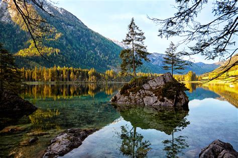Turquoise Water And Scene Of Trees And Lake Stock Photo Image Of