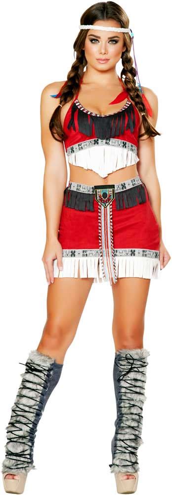 sexy adult women lusty tribal temptress native american costume fringe top skirt ebay