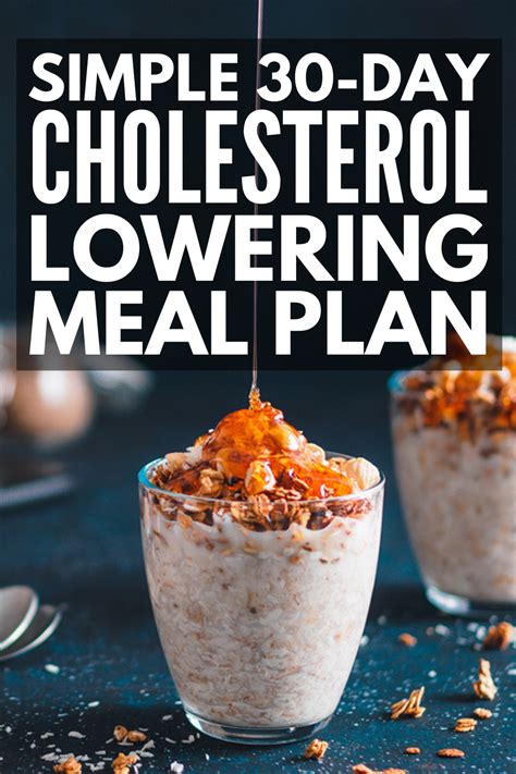 In the meal plan are recipes for breakfast, lunch and dinner. 30 Days of Cholesterol Diet Recipes You'll Actually Enjoy ...