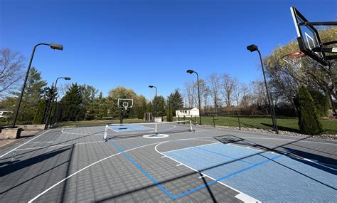 Adding Pickleball To An Existing Basketball Court Deshayes Dream Courts