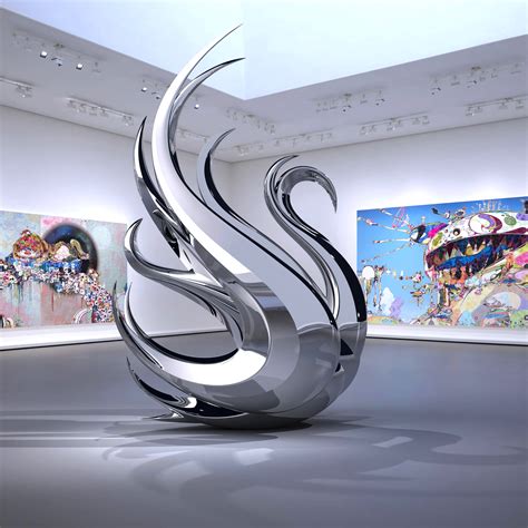 Swan Contemporary Modern Interior Design Sculpture