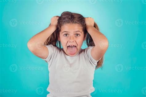 Portrait Of Angry Girl 6151176 Stock Photo At Vecteezy