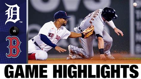 Tigers Vs Red Sox Full Game Highlights Mlb Highlights Youtube