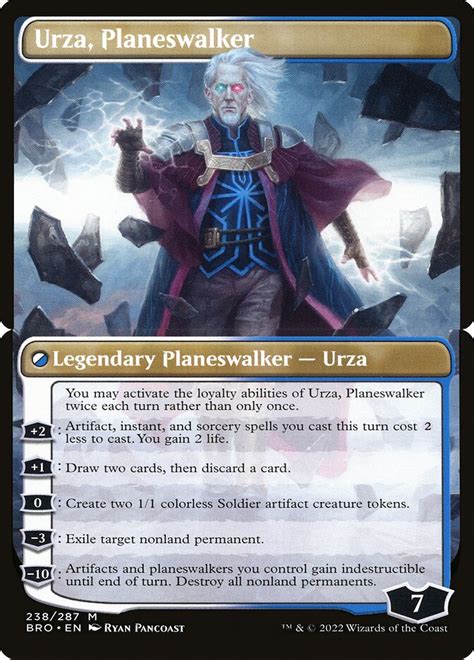 Urza Planeswalker · The Brothers War Bro 238b · Scryfall Mtg Search