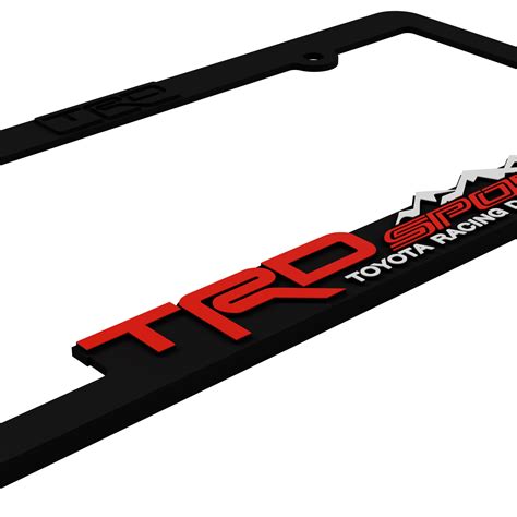 4Runner Toyota Blackout License Plate Frame Bracket — Custom Car Gear