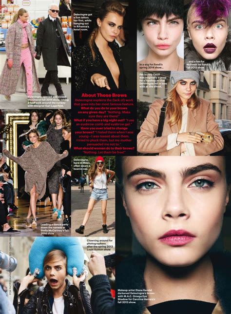 Best Of Beauty Cara Delevingne By Mario Testino For Allure October