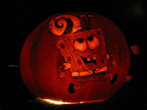 Spongebob And Gary Pumpkin Pumpkin Carving Art Know Your Meme