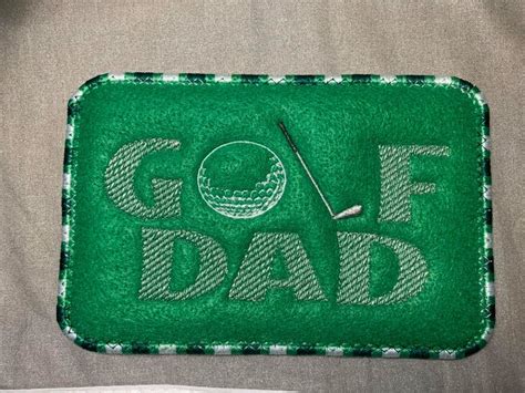 Sorry, you can't save from embroidery library. Don's Den: Golf Dad Embroidered ITH in the hoop mug rug in ...