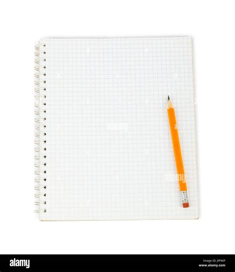Pencil And Notepad Stock Photo Alamy