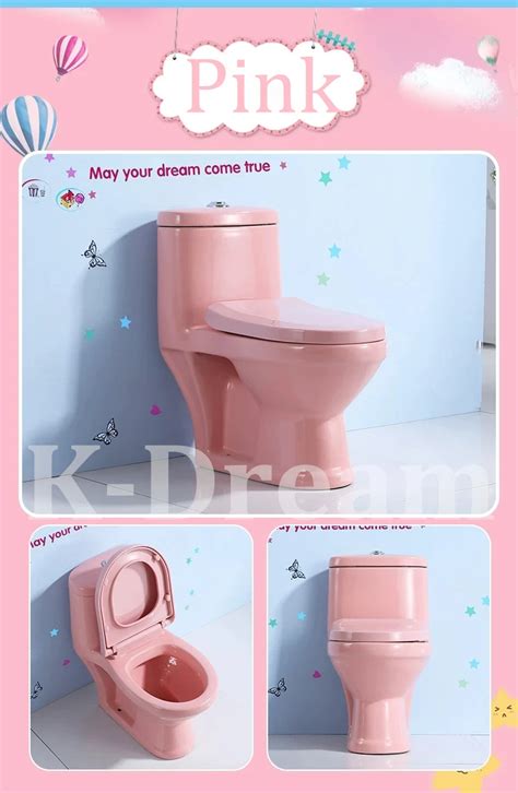 Children Kd K001t Color Toilet Kid One Piece S Trap Wc Bathroom