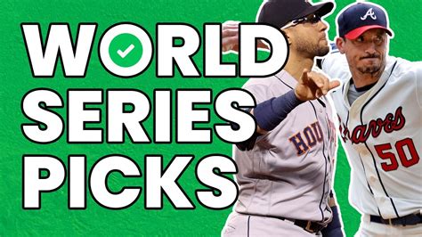 World Series Picks 2021 Braves Vs Astros Betting Predictions YouTube