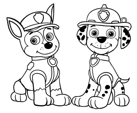 40 Desenhos De Patrulha Canina Para Colorir Como Fazer Em Casa