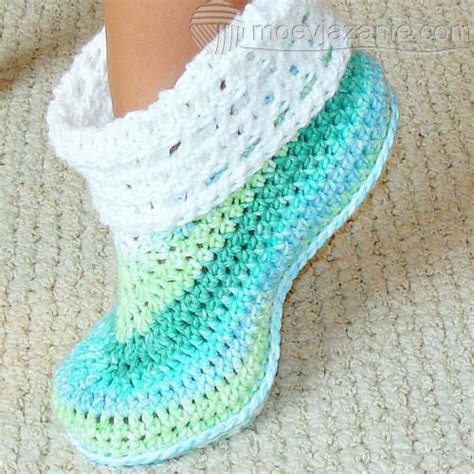 Crochet Slipper Booties Free Crochet Pattern — Craftorator