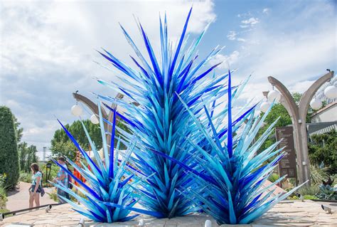 Blue Icicle Tower By Dale Chihuly Denver Botanic Gardens Flickr