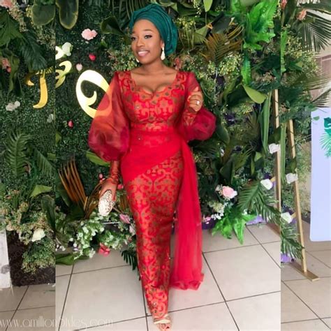 Asoebi Style Trends Of 2019 Leg Of Mutton Sleeves A Million Styles