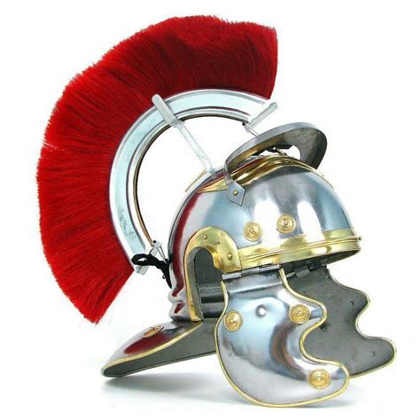 Medieval Centurian Helmet Roman Centurion Helmet With Plume And Etsy