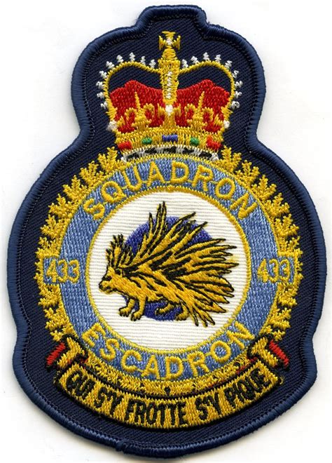 Rcaf 433 Squadron Queens Crown Royal Air Force Canadian Forces